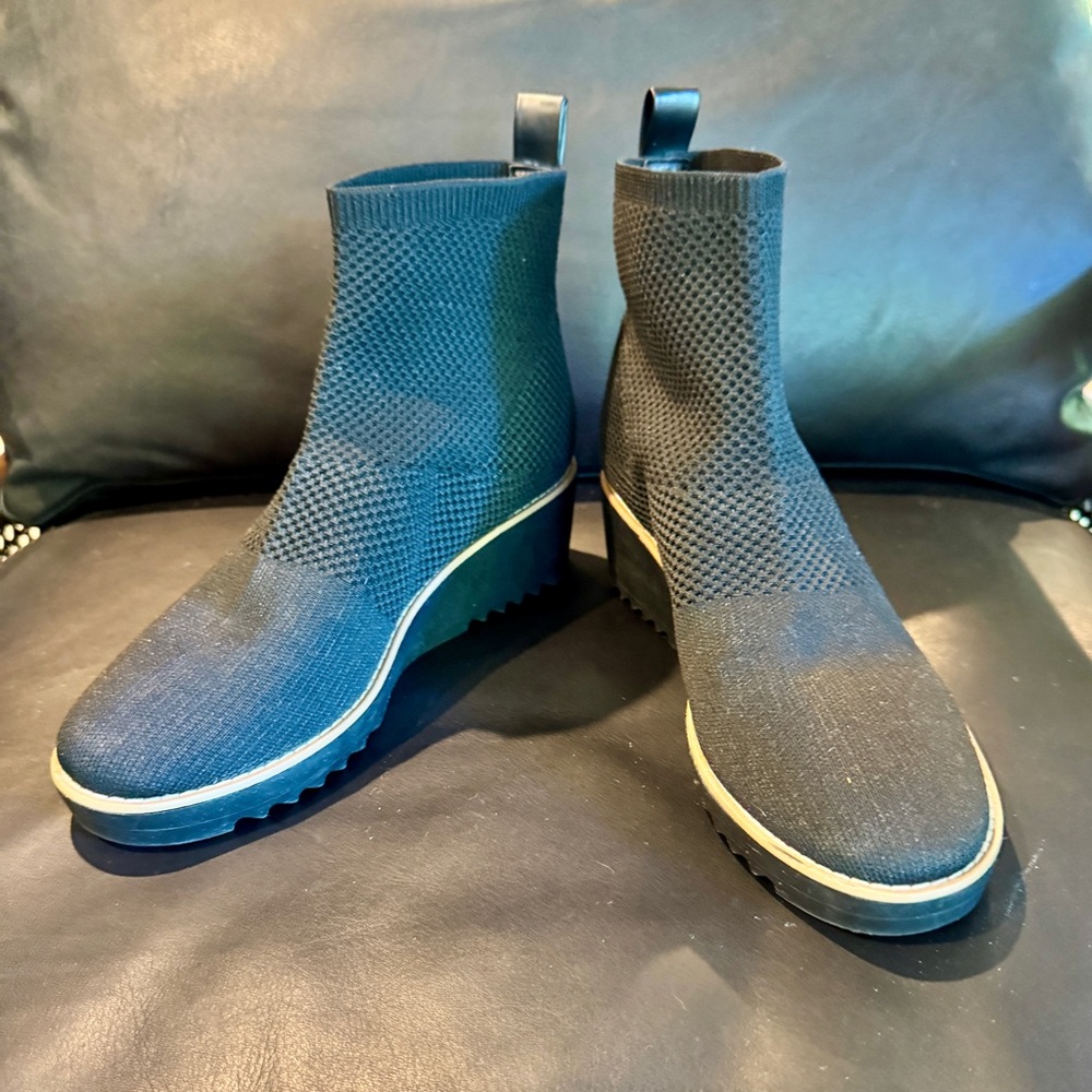 Bandolino Black  Ankle Boots with Wedge Heel